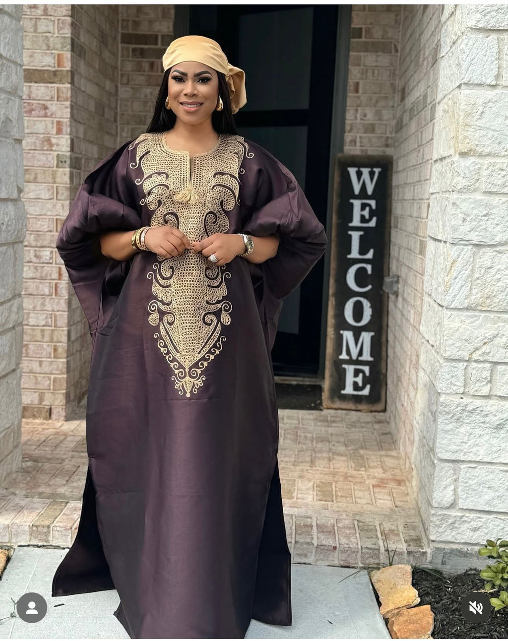 Luxury Temi Embroidery Kaftan