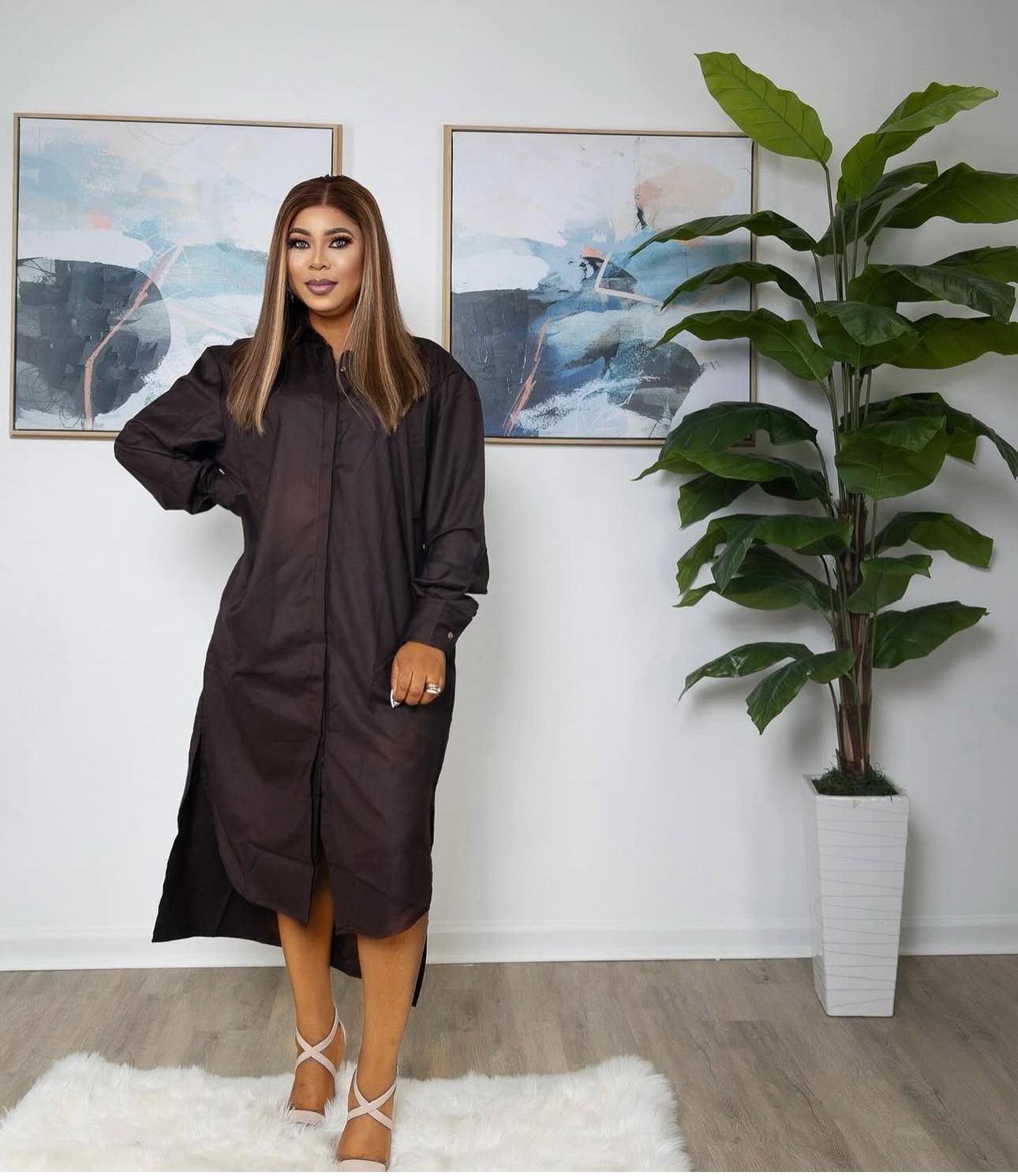 The EMI Oversized Shirt Dress